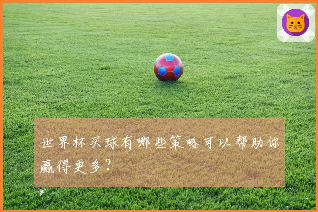 世界杯买球有哪些策略可以帮助你赢得更多？